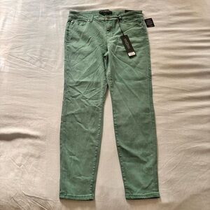 NWT Liverpool Aqua Green Denim Pants | Petite 8